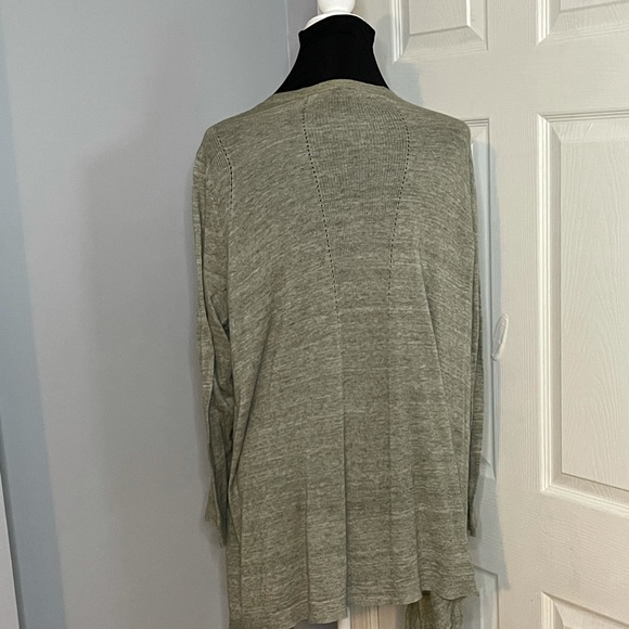 Torrid Grey Open Sweater Lightweight Torrid Size 0 - Picture 4 of 6